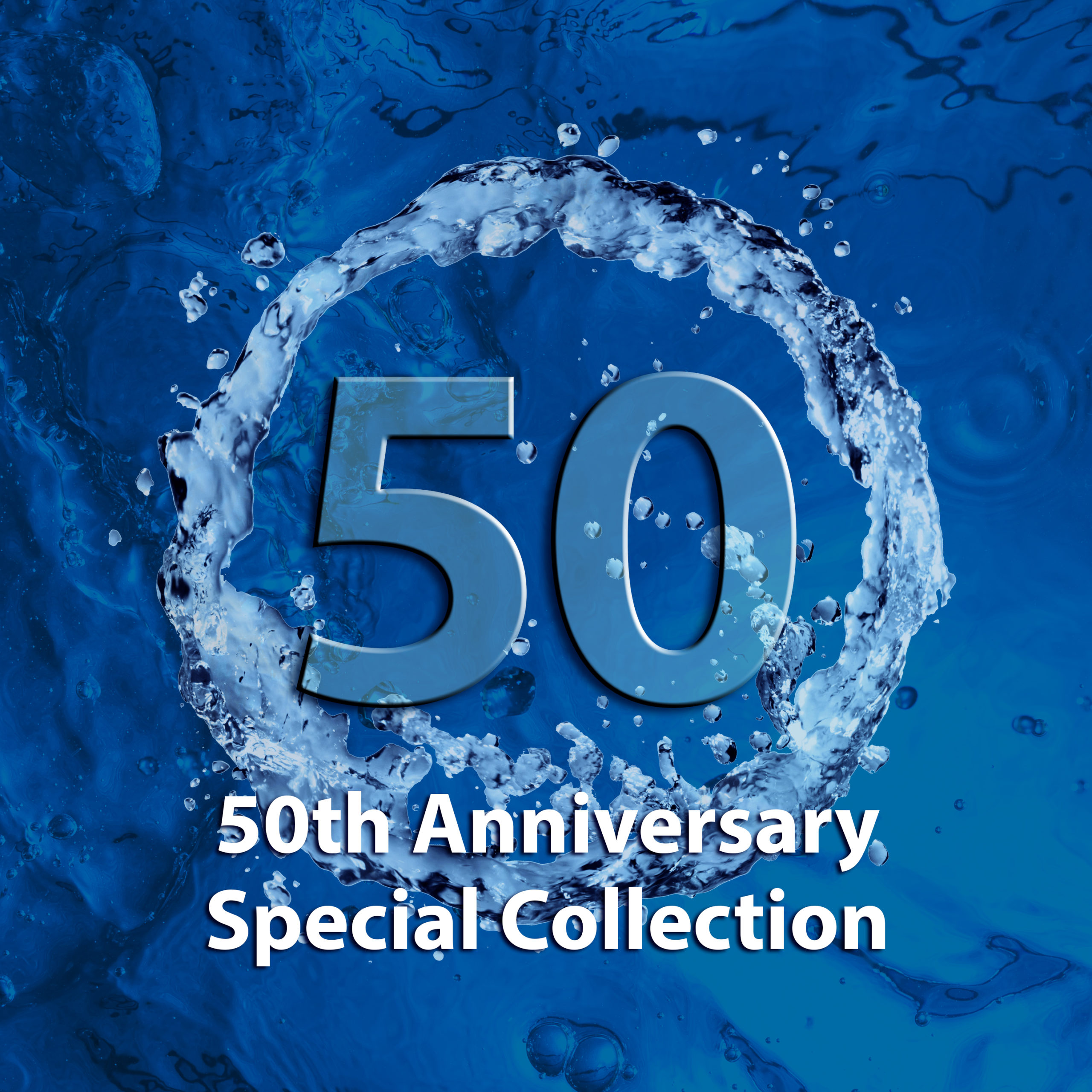 graphic depicting the 50th anniversary special collection from the American Geophysical Union's Water Resources research journal