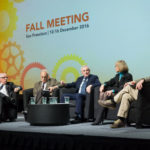 Photograph of five panelists from a session at 2016 Fall Meeting