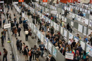 The Poster Hall at AGU's 2016 Fall Meeting at the Moscone Center in San Francisco, CA.