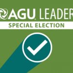 Graphic reading: AGU Leader Special Election