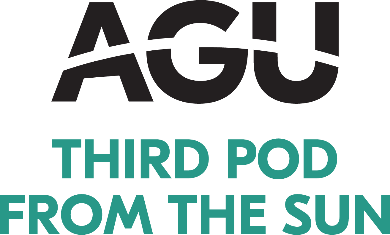AGU Third Pod from the Sun RGB logo